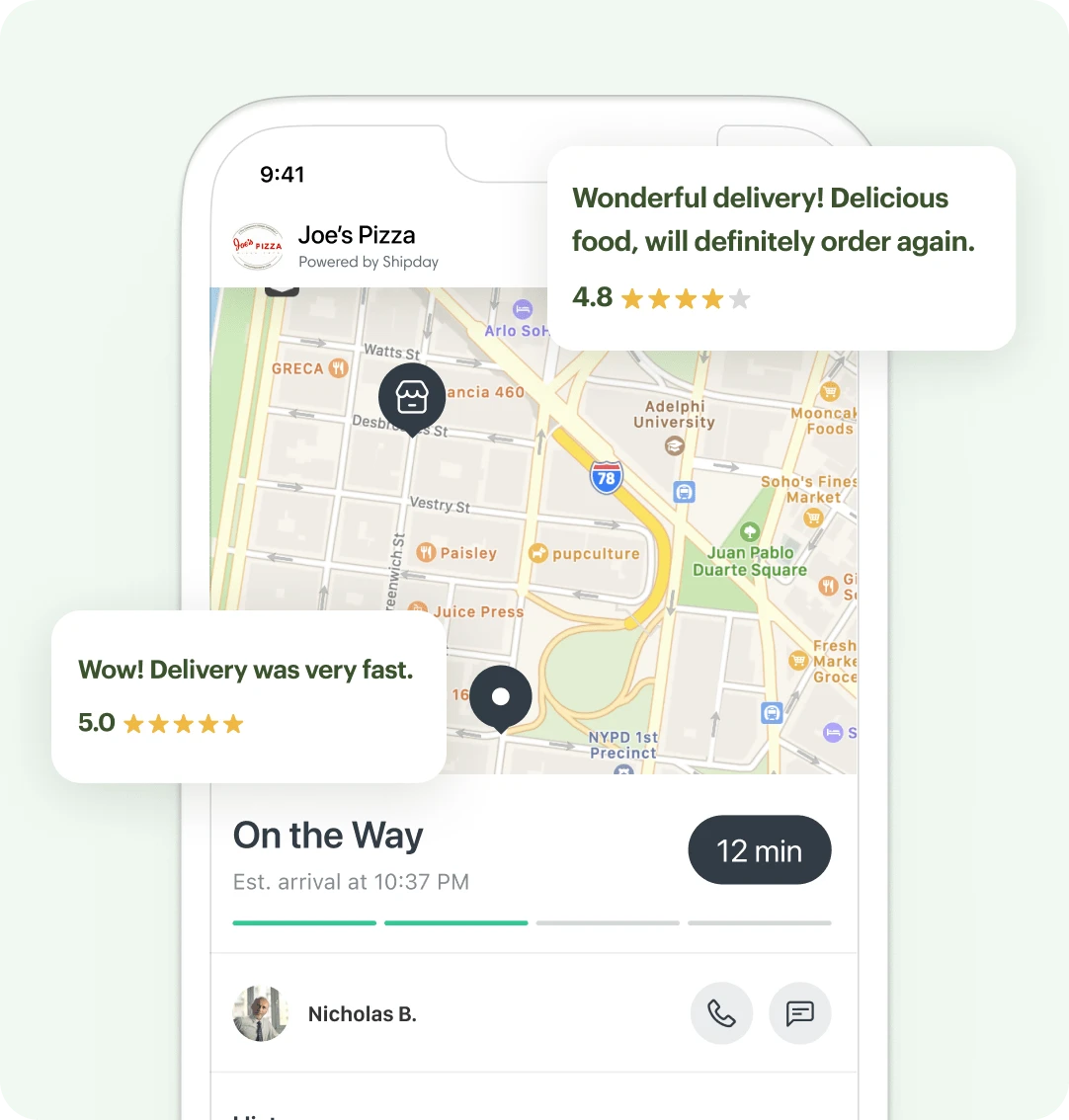 How Tools like Shipday in Enhance Google Reviews