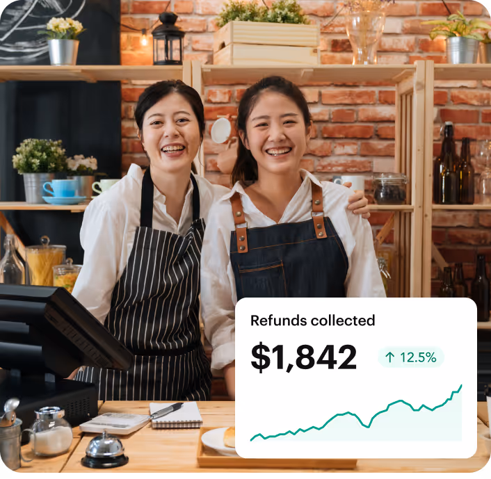 Shop owners with the refunds collected through Shipday
